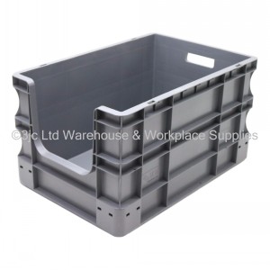Heavy Duty Stacking Euro Box 60cm 65 Litre Open Front